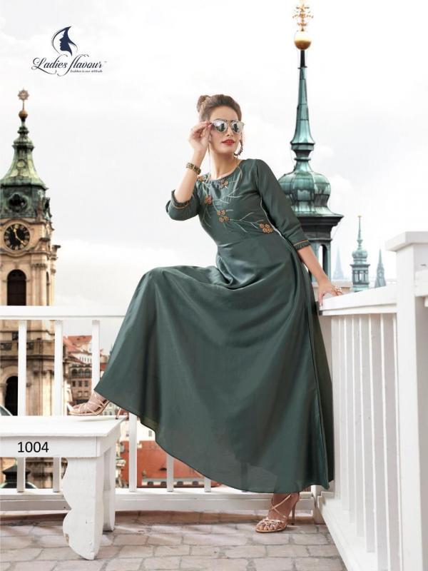 LF Diss Miss Designer Embroidery Long Kurti 